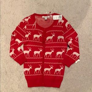 Reindeer cardigan
